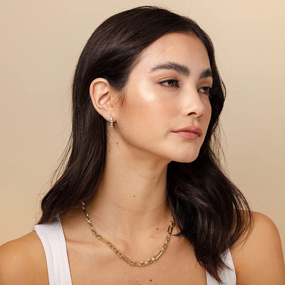 PAVOI 14K Gold Plated Chain Necklace